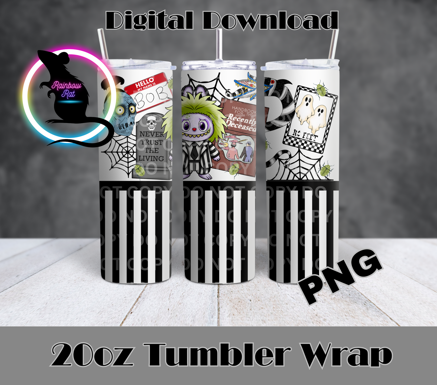 La Bu Bu- 20oz Tumbler Wrap Singles