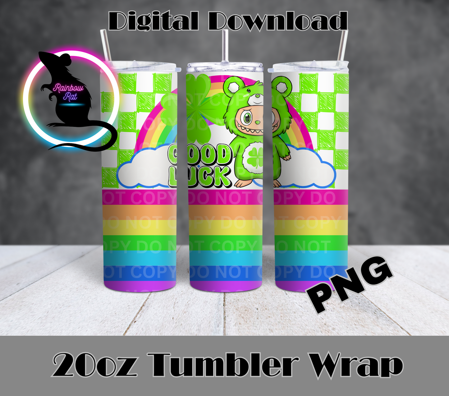 La Bu Bu- 20oz Tumbler Wrap Singles