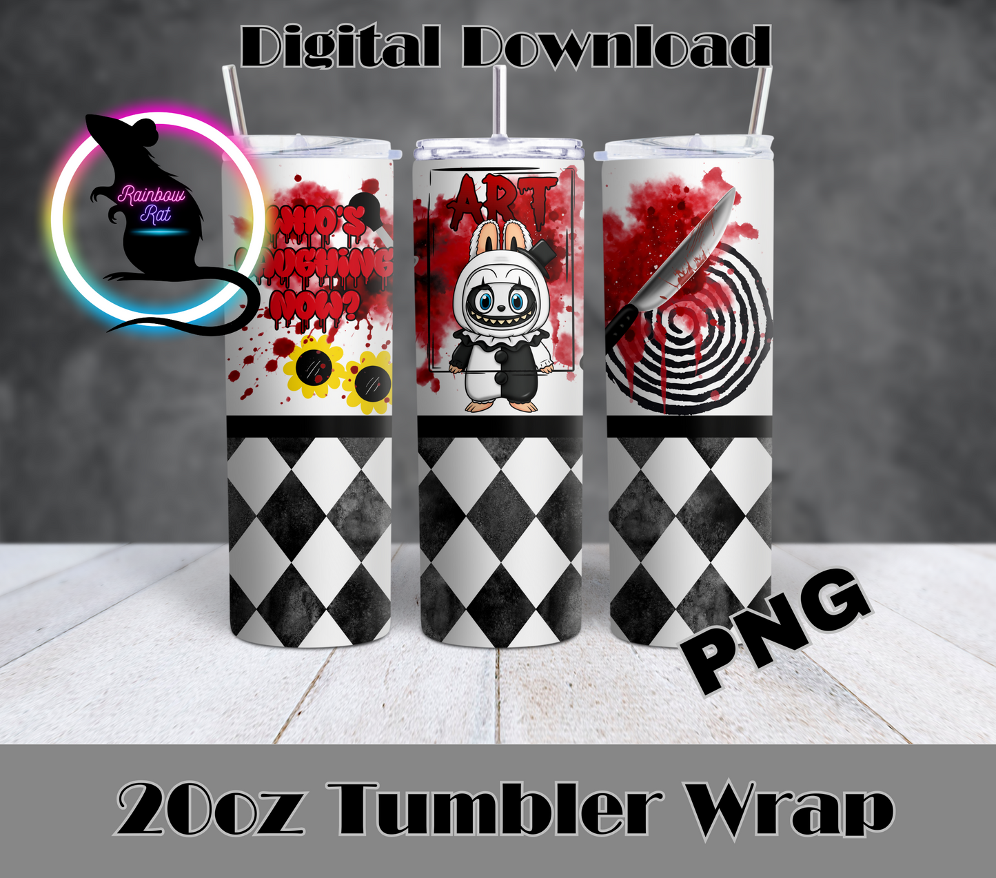 La Bu Bu- 20oz Tumbler Wrap Singles