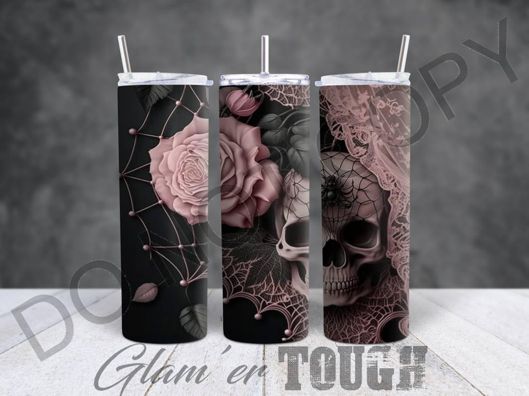 Skull Collection- 20oz Sublimated Tumbler (straw included)
