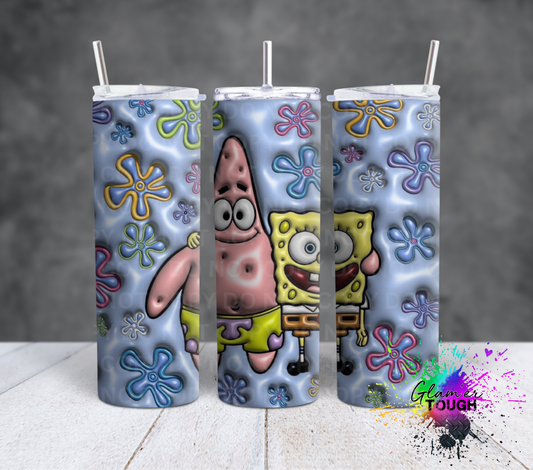 3D Mr.Bob & Mr.Star- 20oz Tumbler
