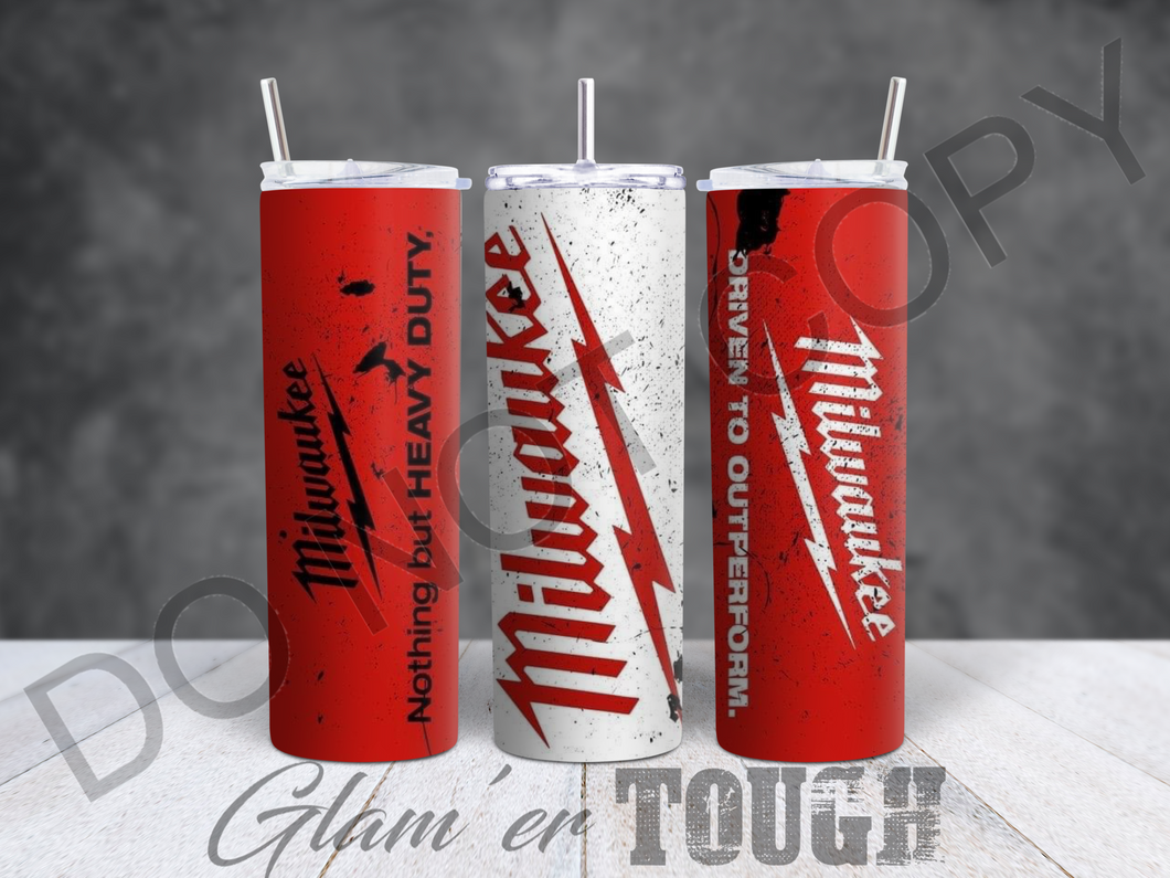 Blue Collar Collection- 20oz Sublimated Tumbler (straw included)