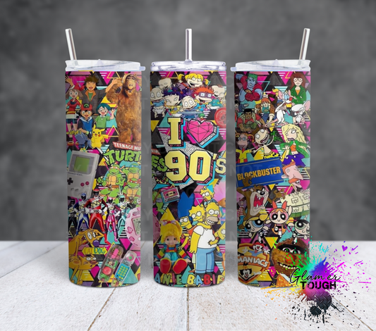 I Love 90's- 20oz Tumbler