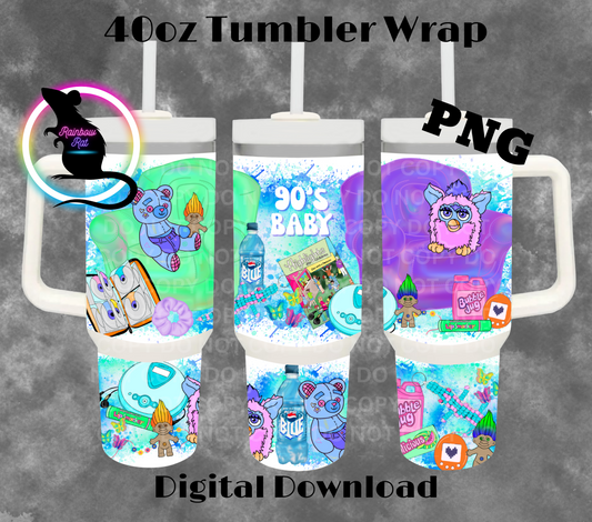 Y2K- 40oz Tumbler Wrap