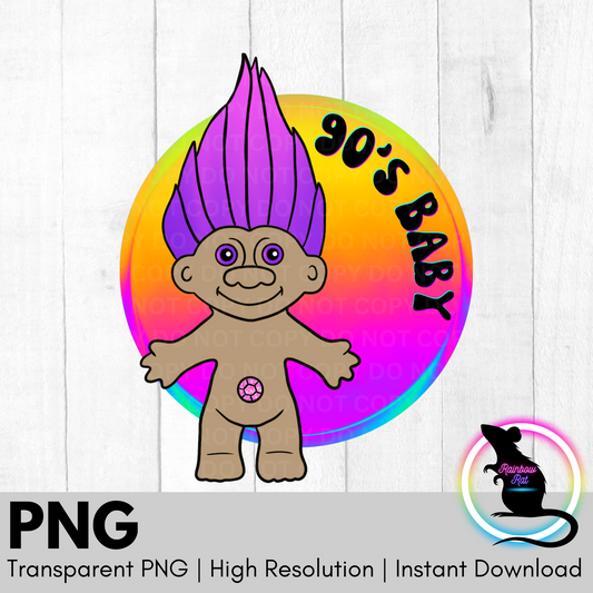 90's Baby- PNG