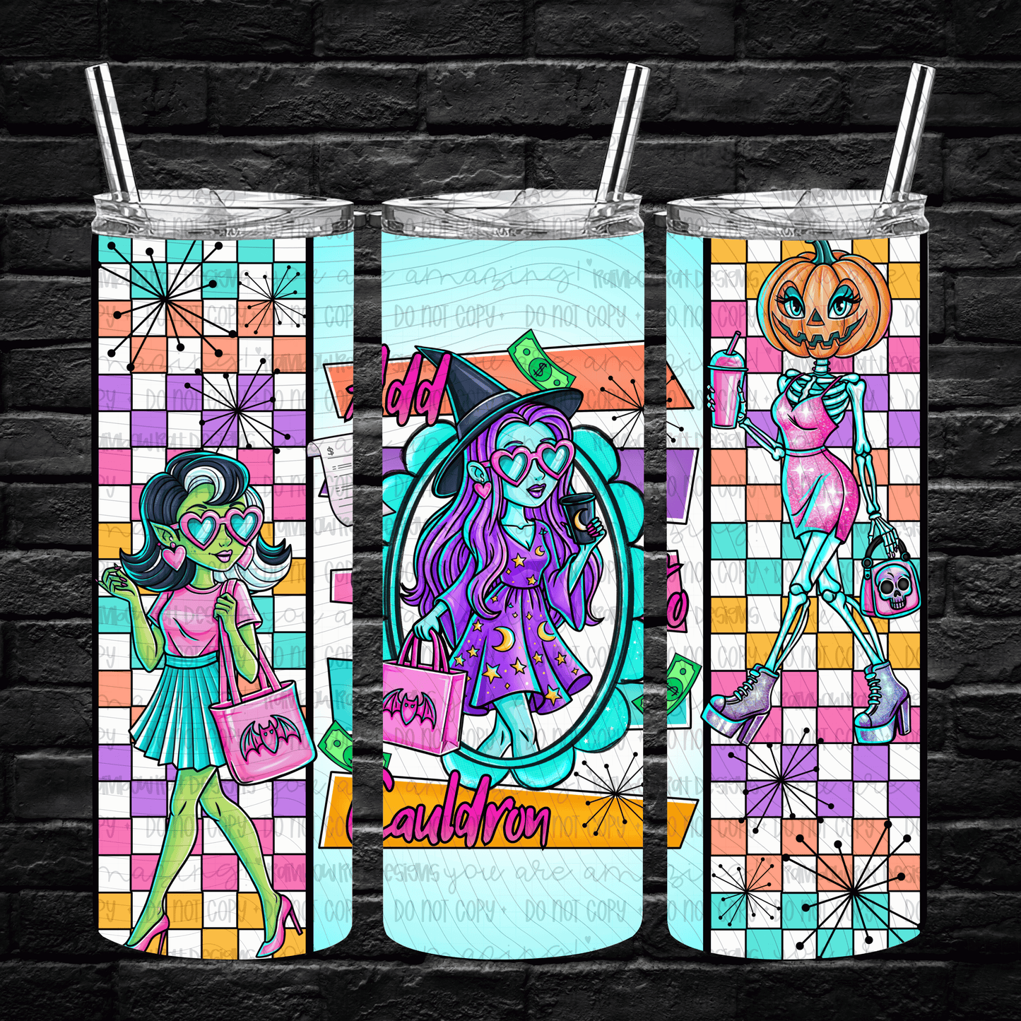 Beary Spooky- 20oz Tumbler Wrap Singles