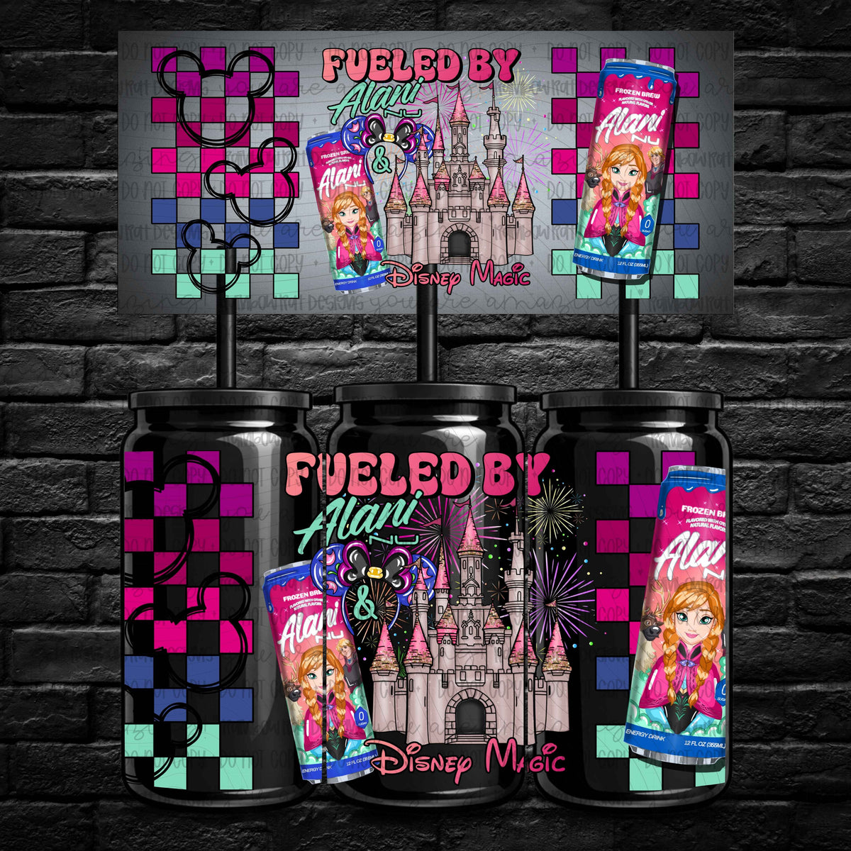 Caffeinated Cartoons-Libby Wrap Energy Singles