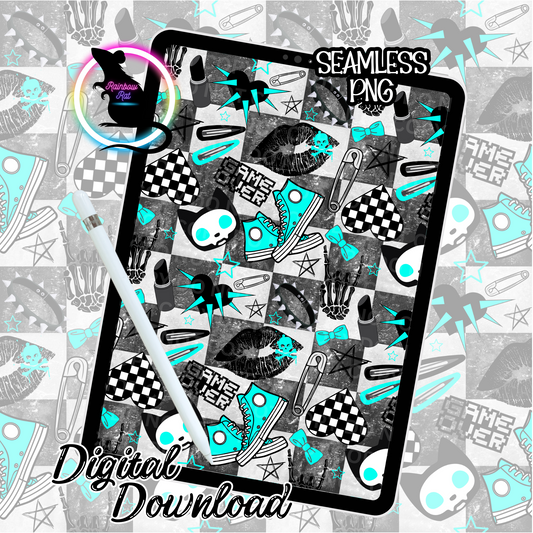 Emo Punk- Seamless Design