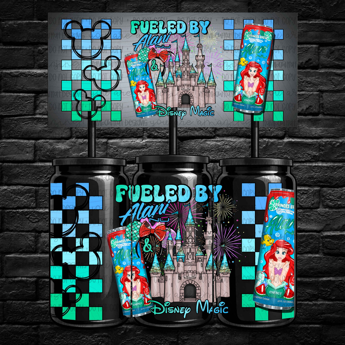 Caffeinated Cartoons-Libby Wrap Energy Singles