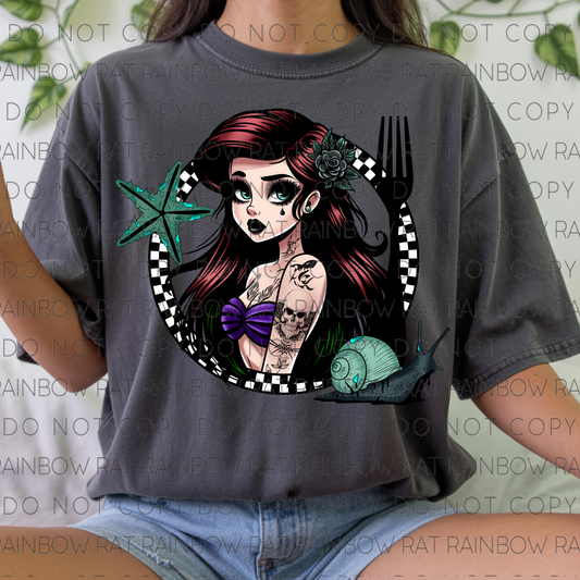 Goth Mermaid- PNG Single