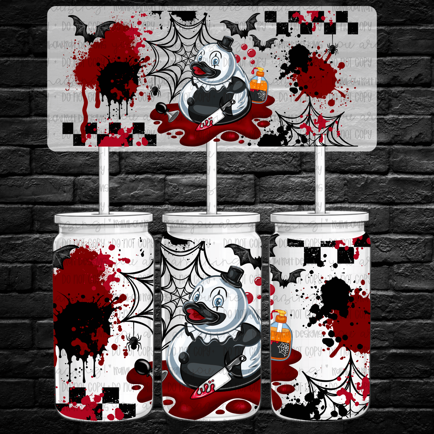 Horror Duckies- Libby Wrap Singles
