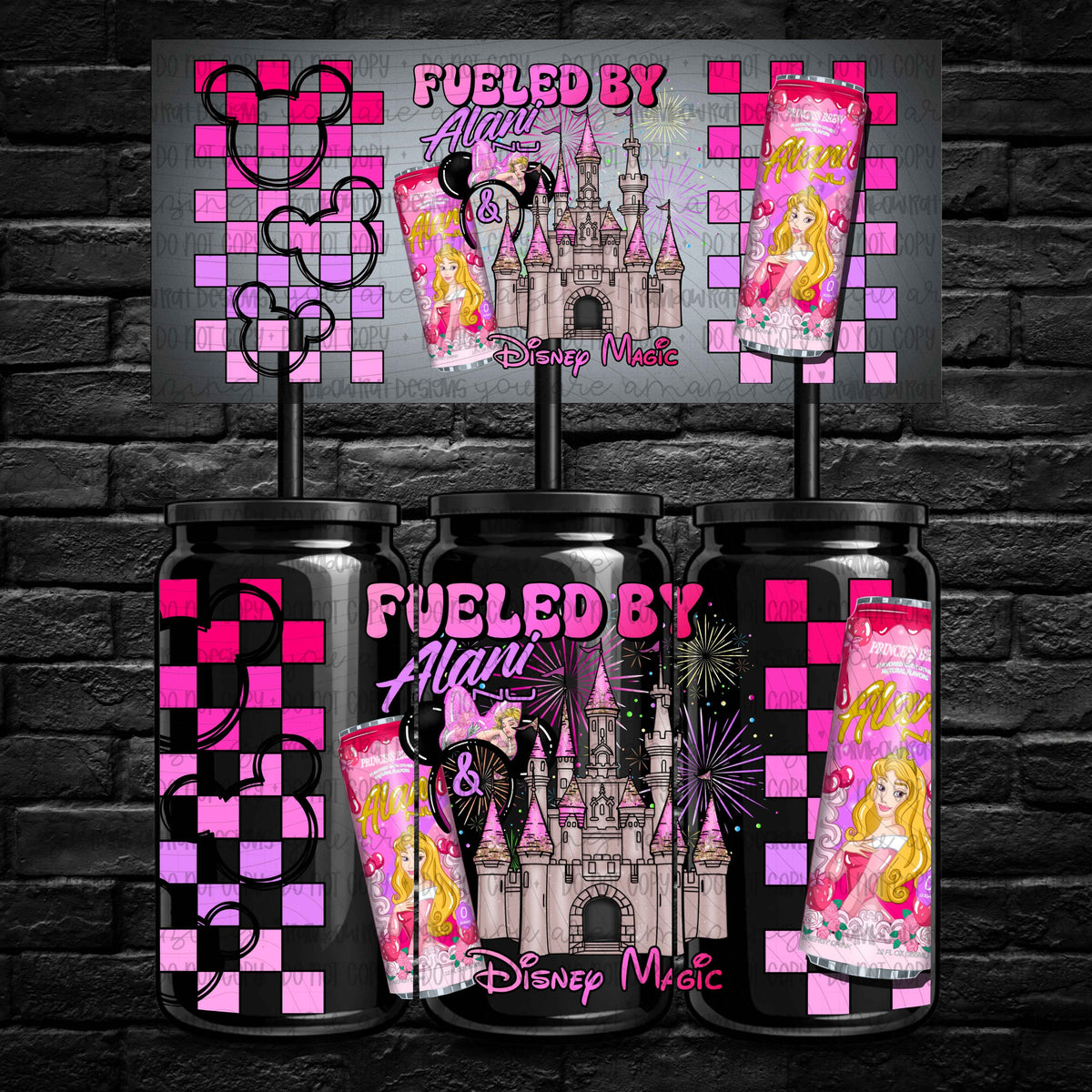 Caffeinated Cartoons-Libby Wrap Energy Singles