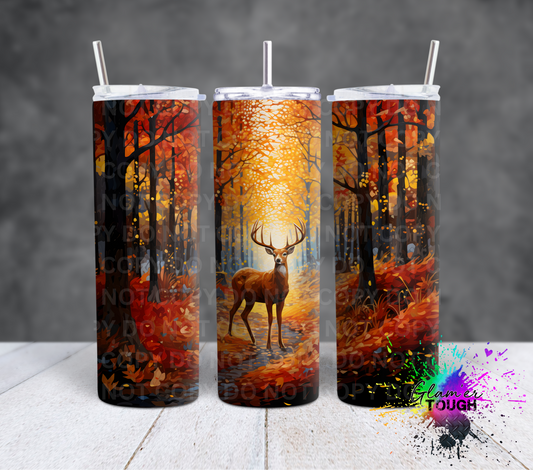 Autumn Buck- 20oz Tumbler