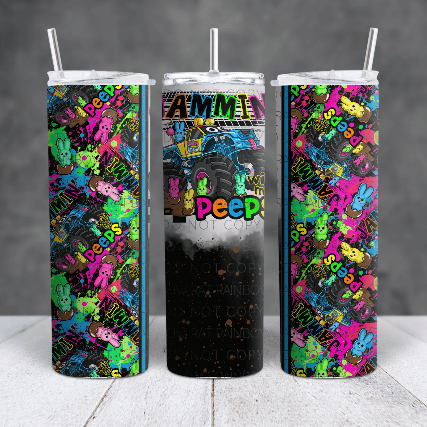 Easter M.Trucks- 20oz Tumbler Wrap Singles