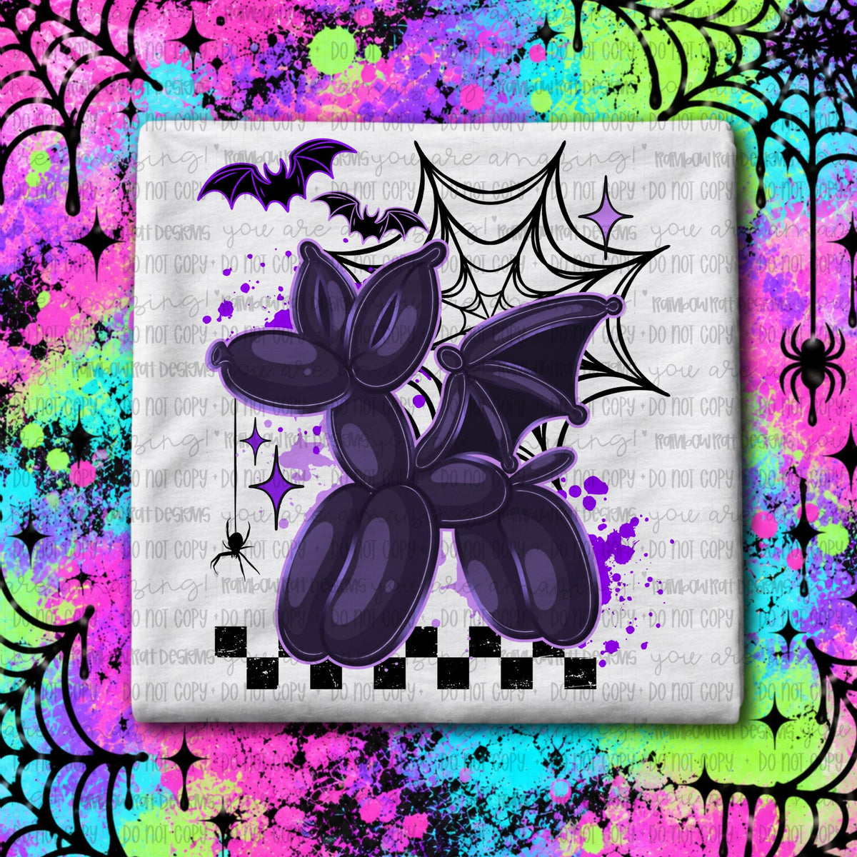 Halloween Balloon Dogs- PNG Singles
