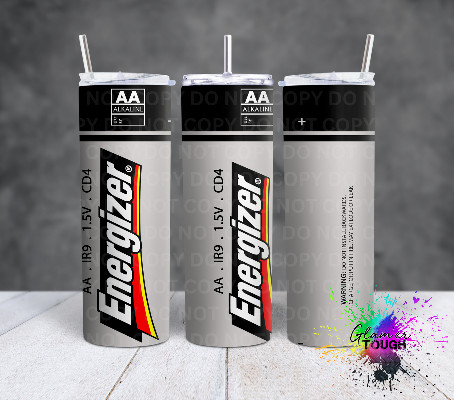 Battery- 20oz Tumbler