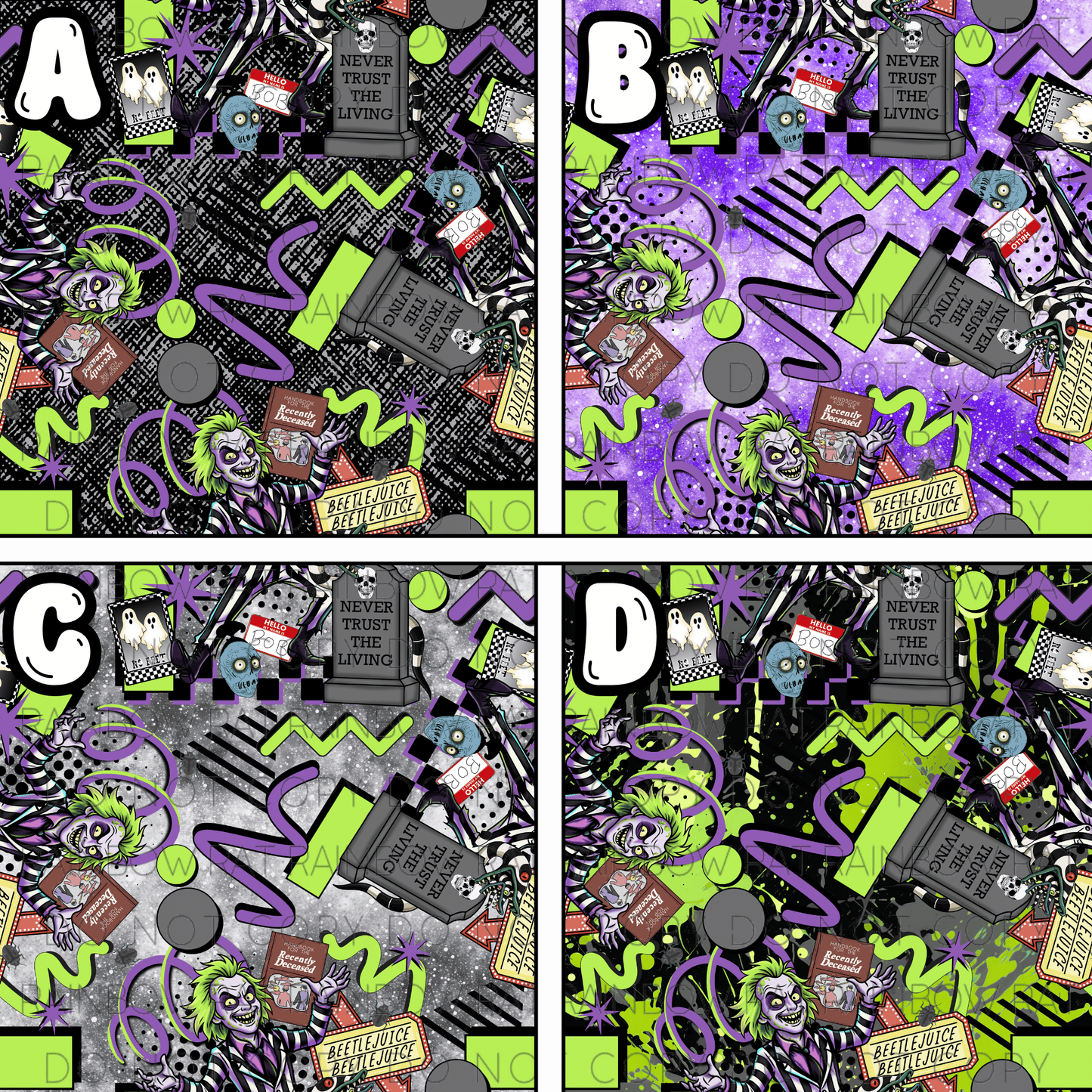 Character Craze- Seamless Design Singles