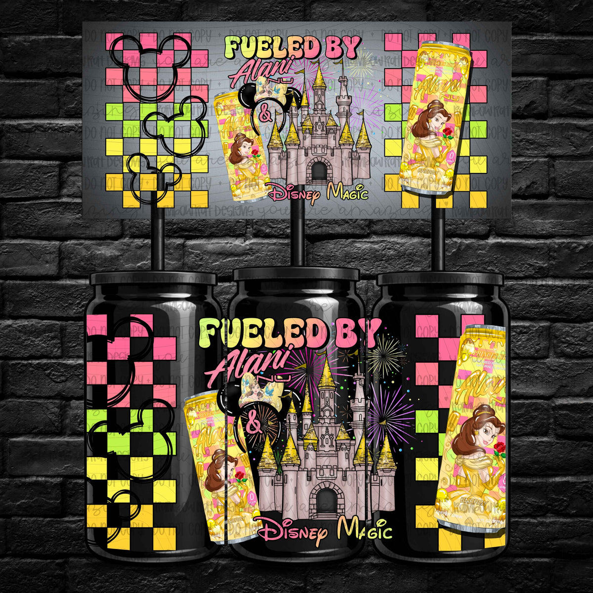 Caffeinated Cartoons-Libby Wrap Energy Singles