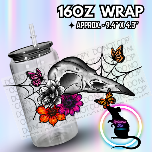 Skulls & Florals- Libby Wrap Singles