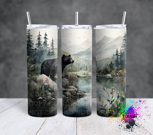 Black Bear- 20oz Tumbler