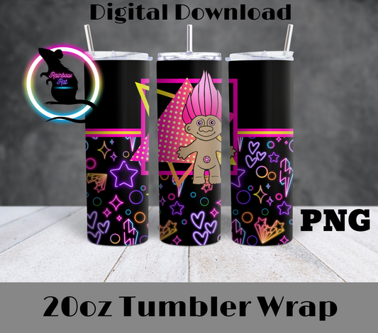 Neon Bridge Dweller- 20oz Tumbler Wrap