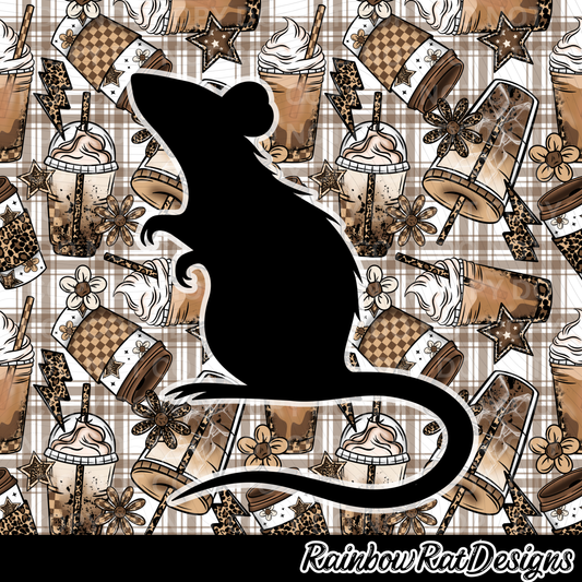 Boujee & Caffeinated- Seamless Design