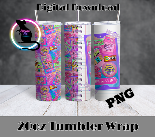 Nostalgia X Tarot- 20oz Tumbler Wraps