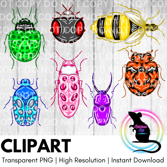 Bugs- Clipart (7 pack)