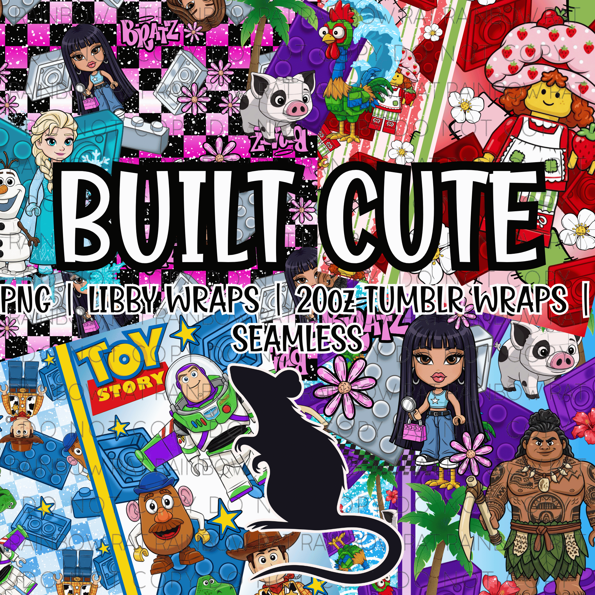 Built Cute -Bundle – Glam’er Tough | Rainbow Rat Designs