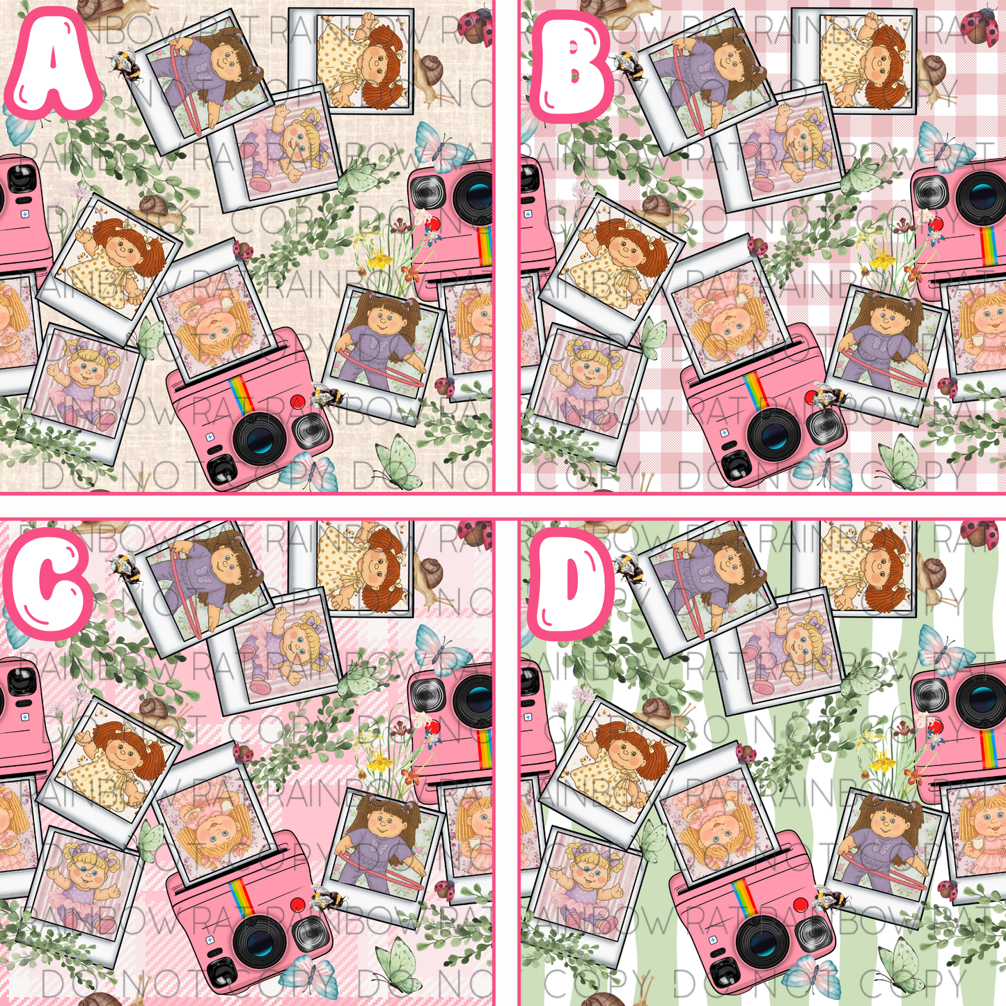 Polaroid FlashBack- Seamless Design Singles