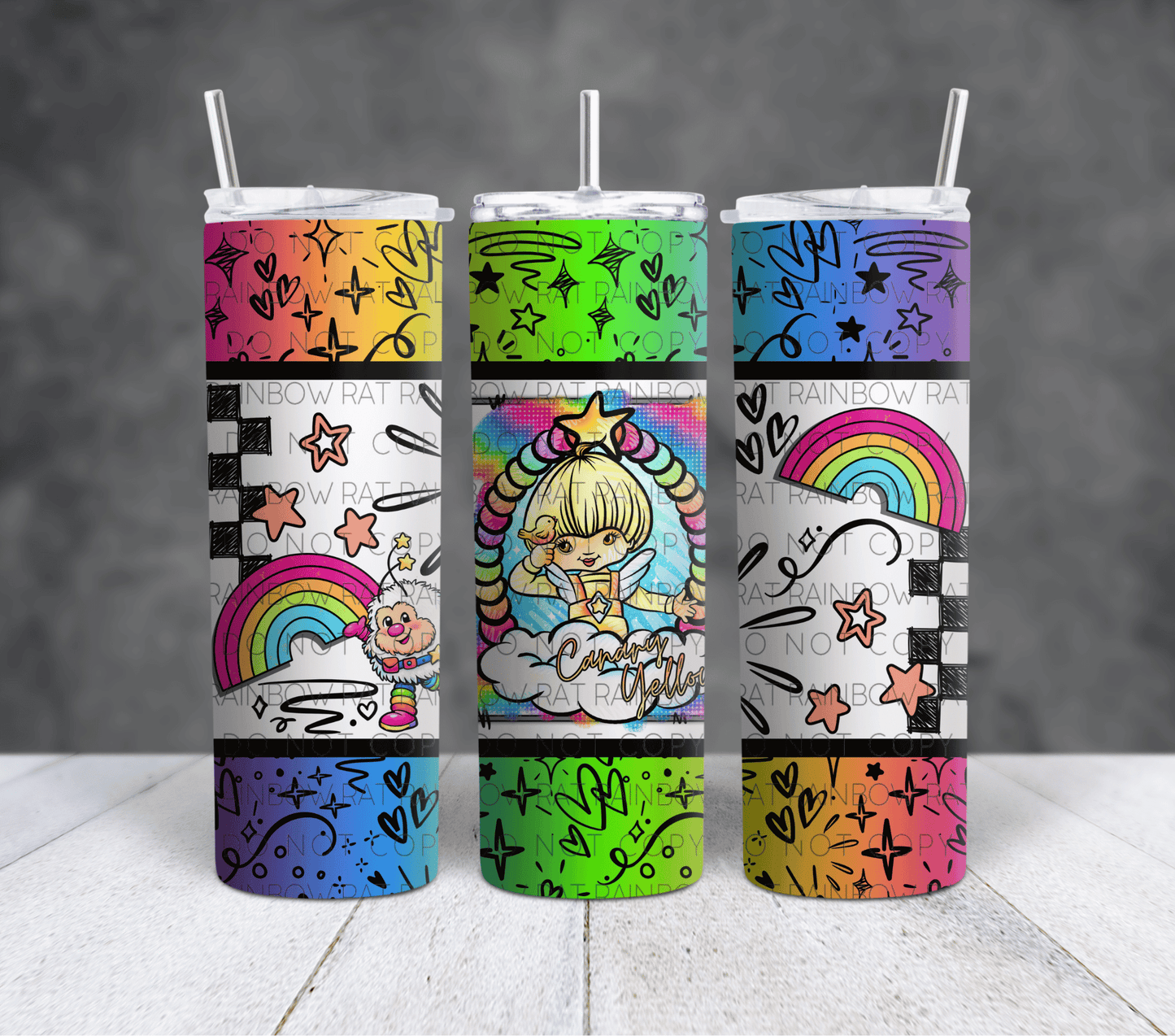 Rainbow Friends- 20oz Tumbler Wrap Singles