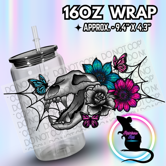 Skulls & Florals- Libby Wrap Singles