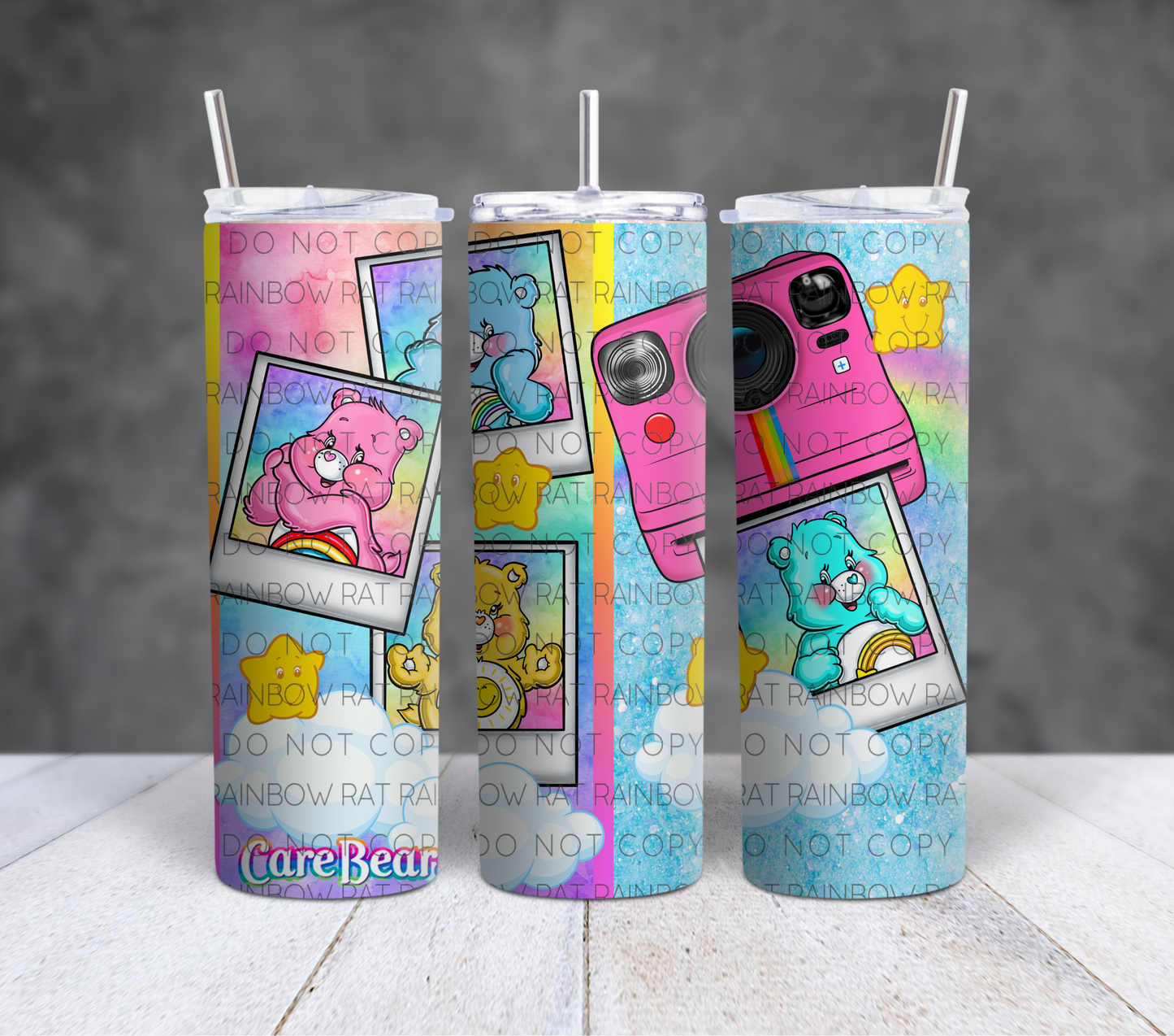 Polaroid Flashback- 20oz Tumbler Wrap Singles