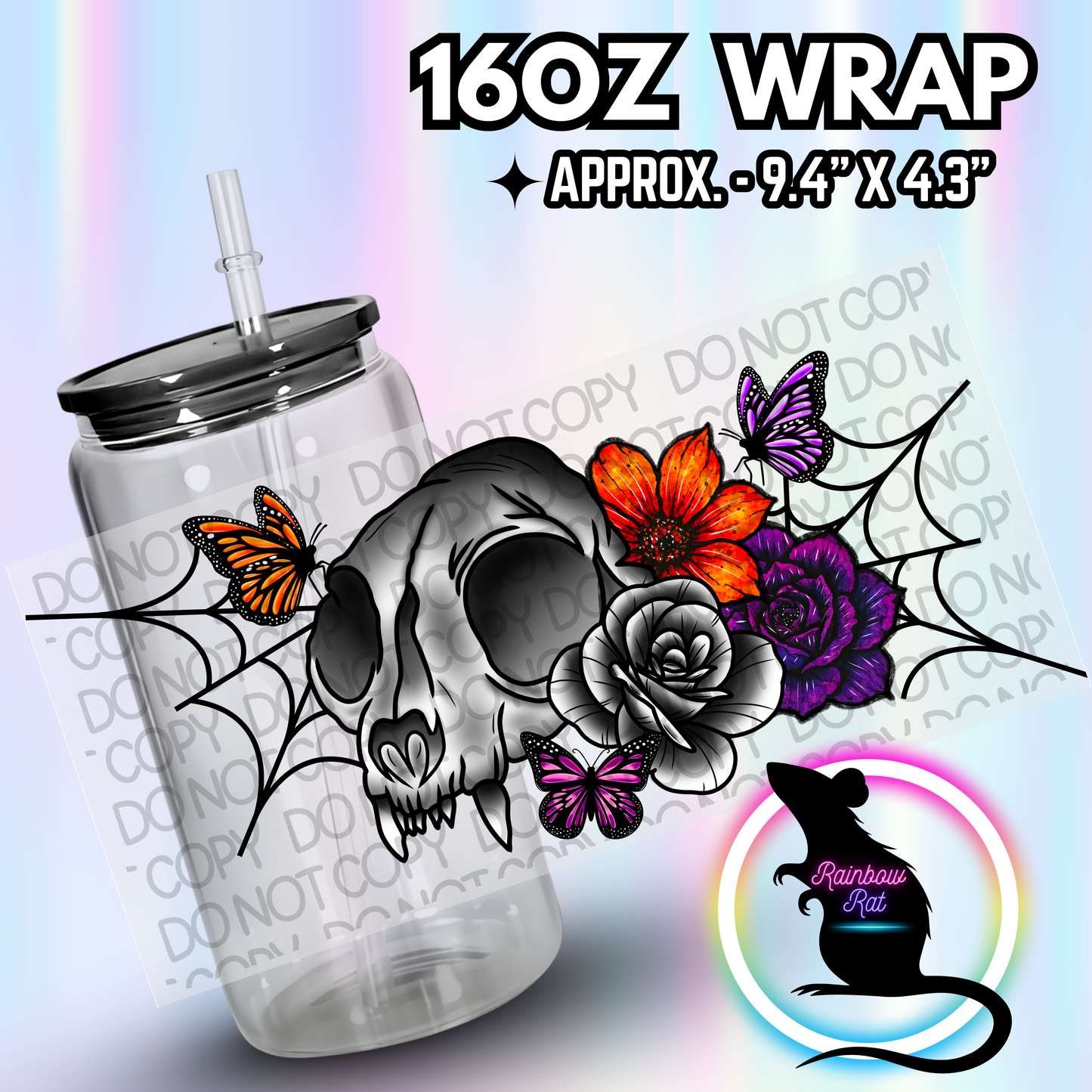 Skulls & Florals- Libby Wrap Singles