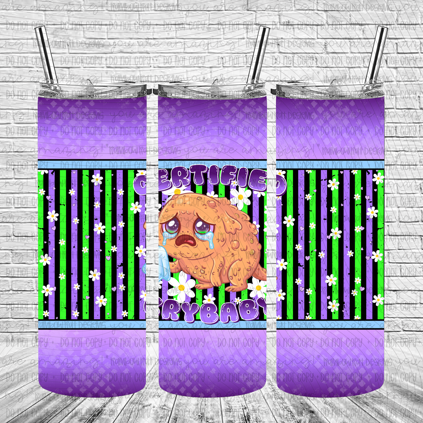 Cryptid Cuties- 20oz Tumbler Wrap Singles