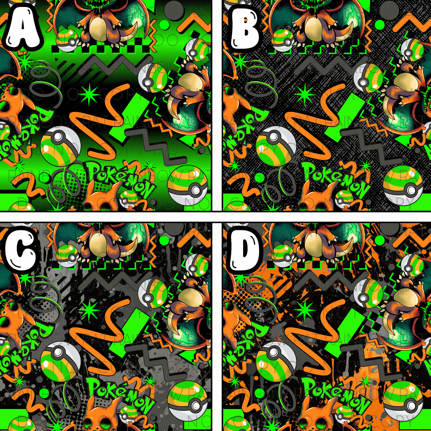 Character Craze- Seamless Design Singles