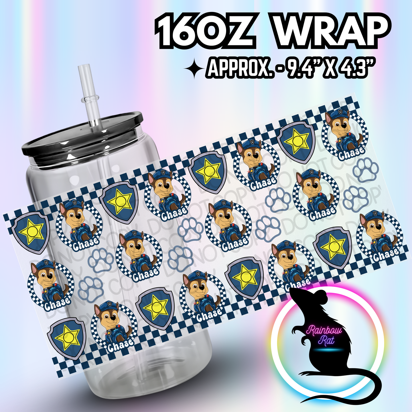 Patrol Dogs Tiled-Libby Wrap Singles