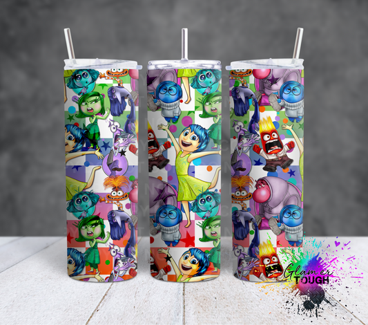 Checkered Emotions- 20oz Tumbler