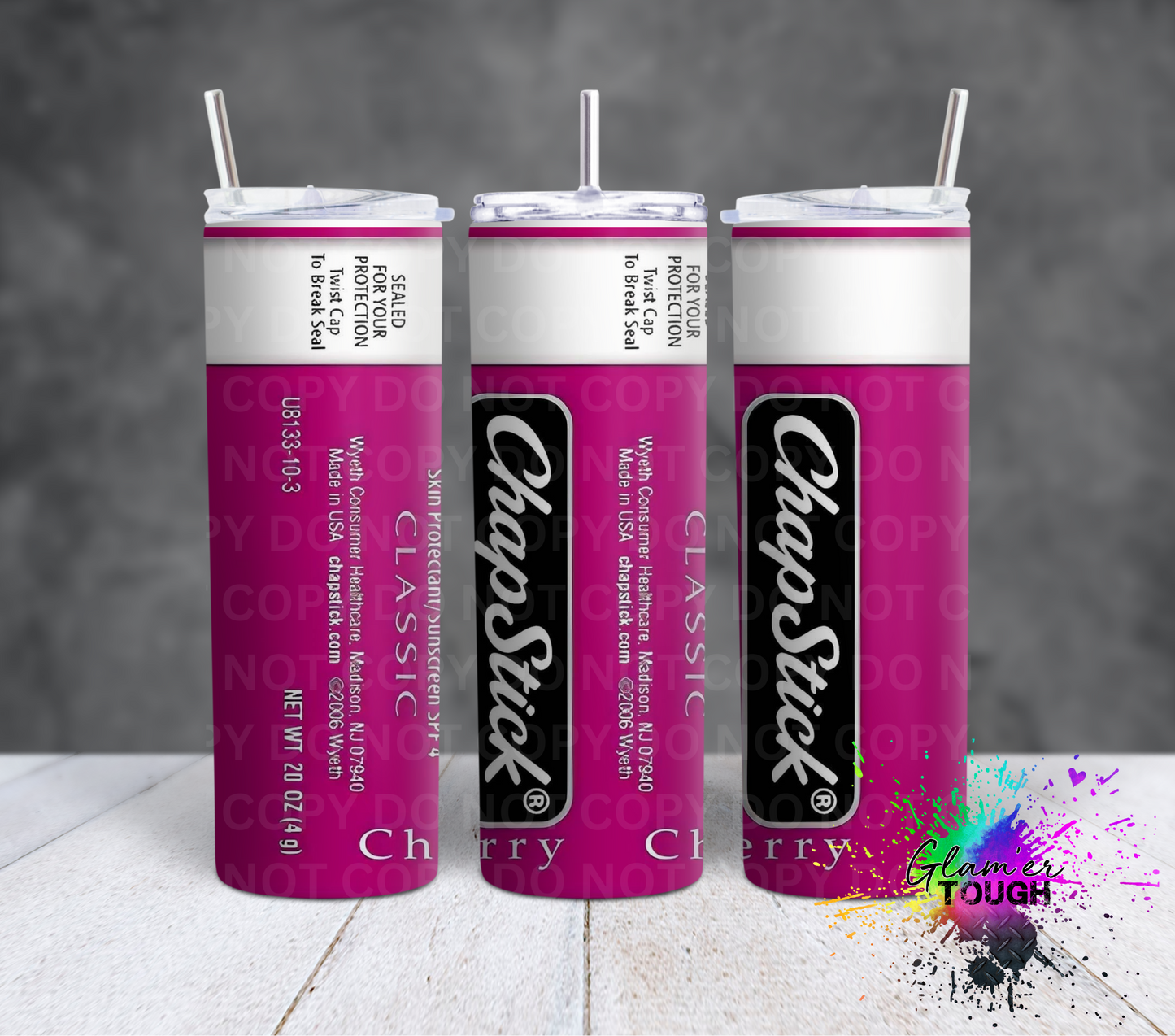 Cherry Chapstick- 20oz Tumbler