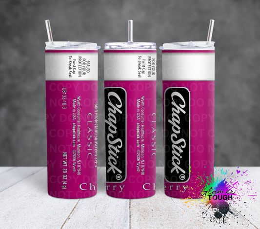 Cherry Chapstick- 20oz Tumbler