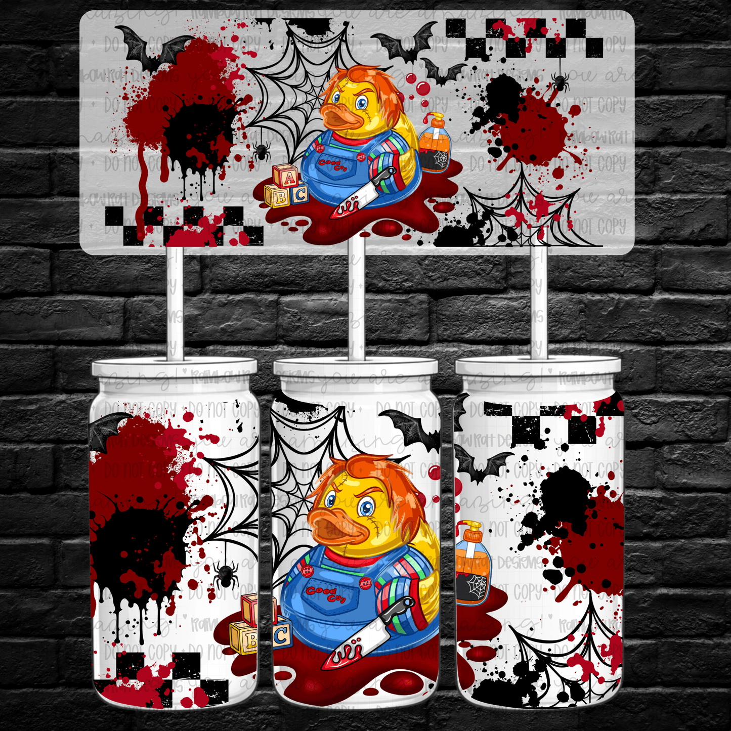 Horror Duckies- Libby Wrap Singles