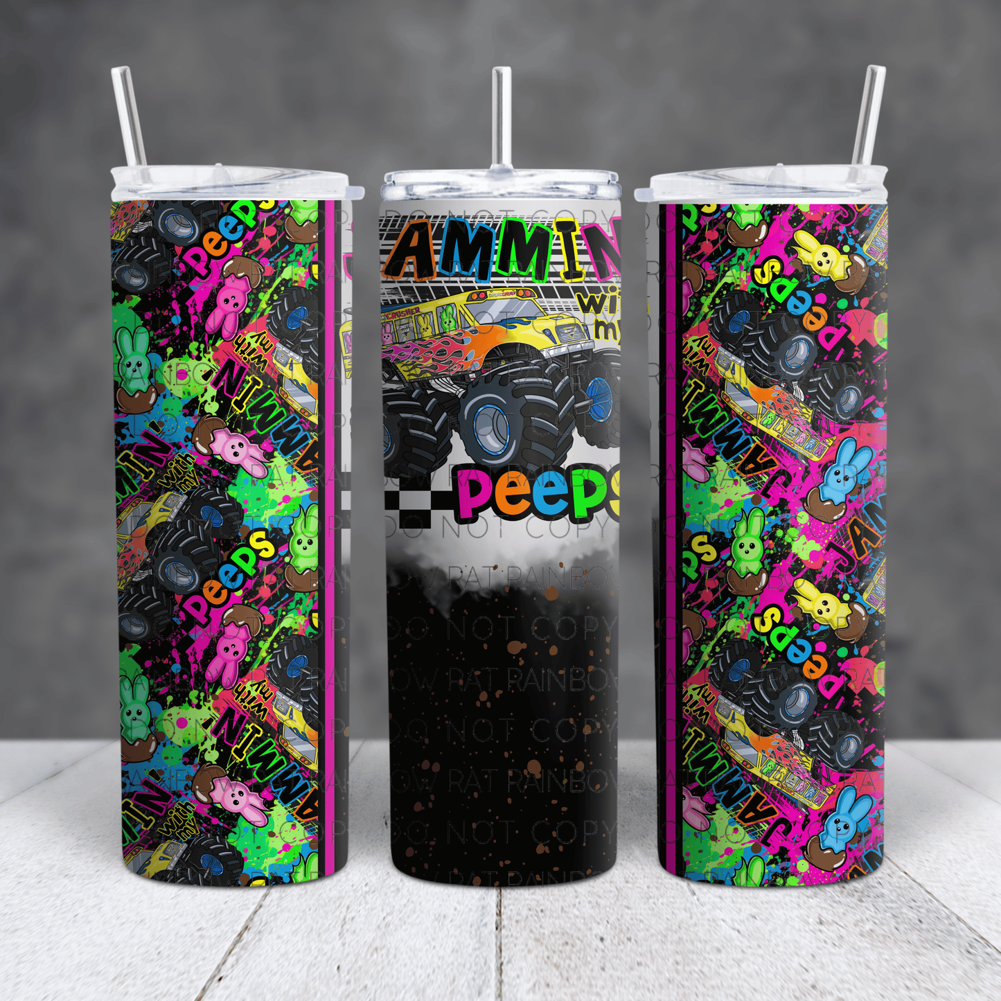 Easter M.Trucks- 20oz Tumbler Wrap Singles