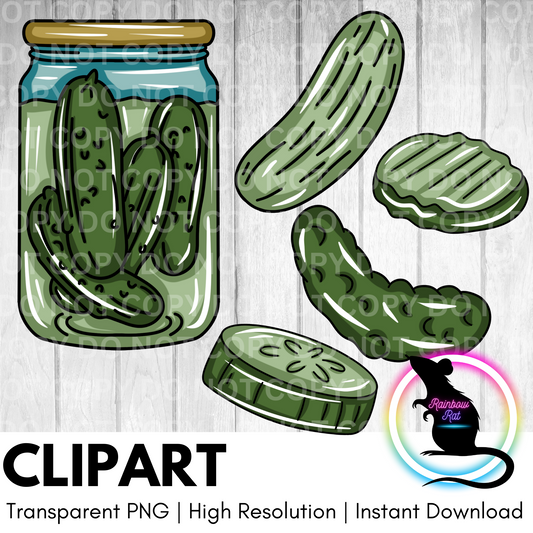 Pickles- Clipart (5 pack)
