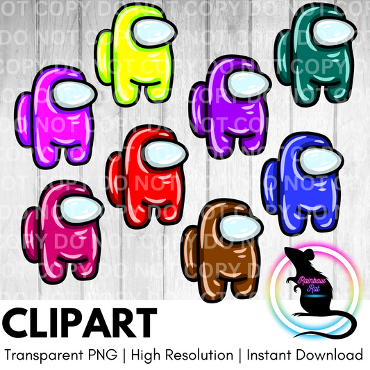 Sus- Clipart (8 pack)