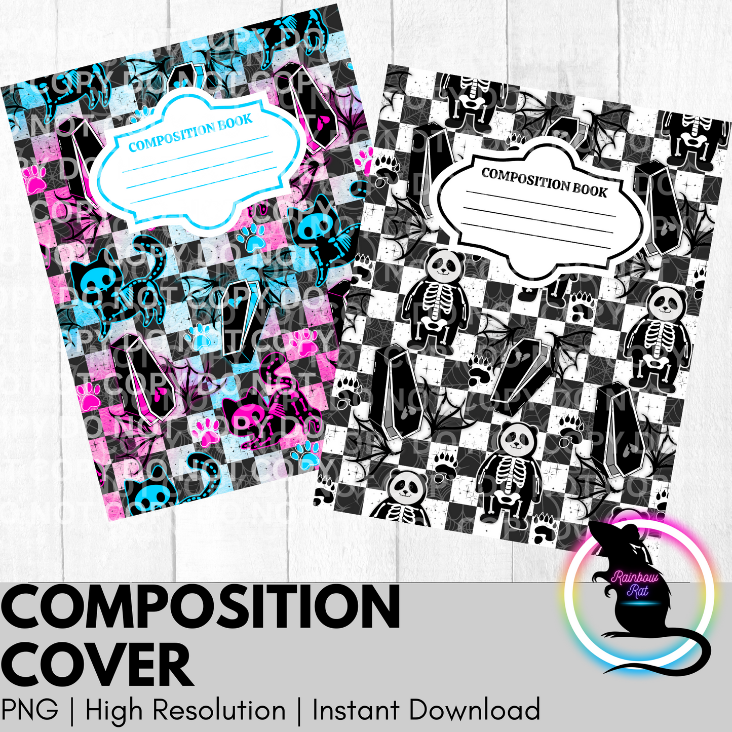 Composition Covers (2 pack)