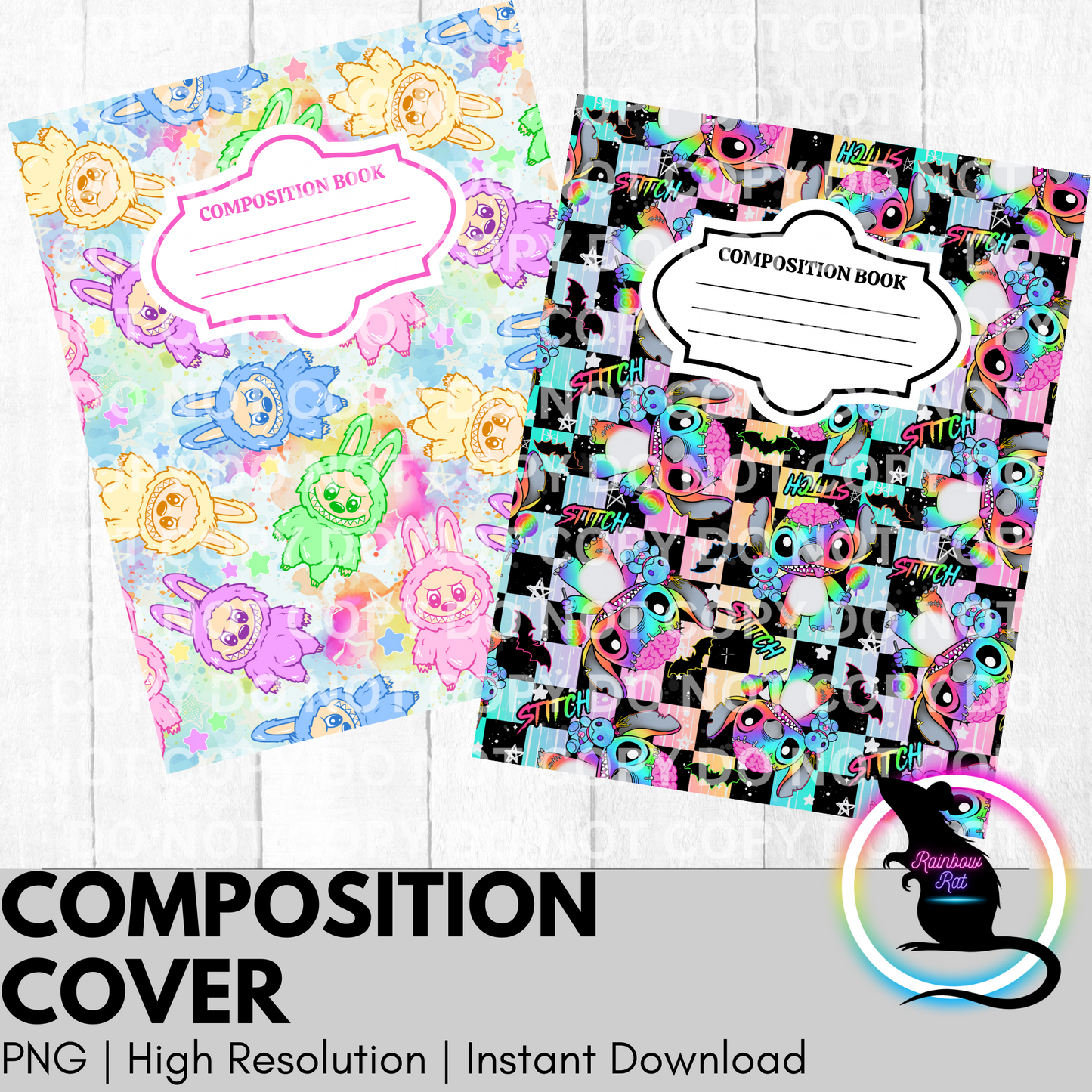 Composition Covers (2 pack)