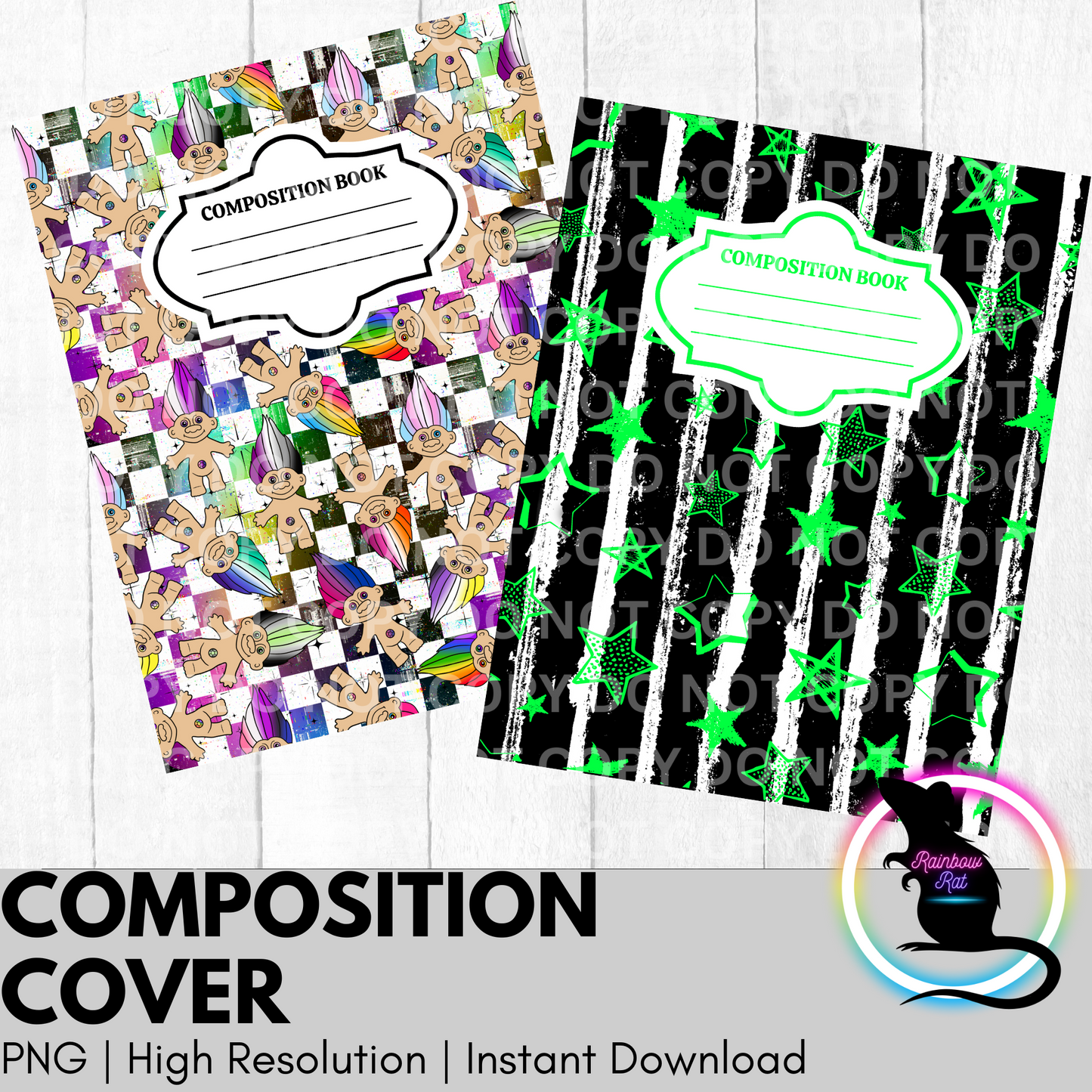 Composition Covers (2 pack)