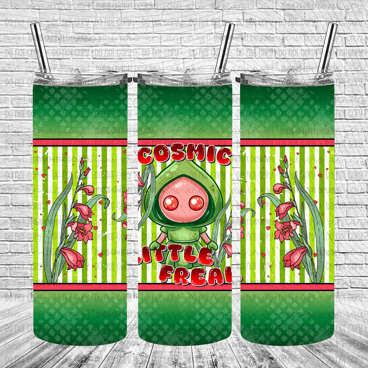 Cryptid Cuties- 20oz Tumbler Wrap Singles