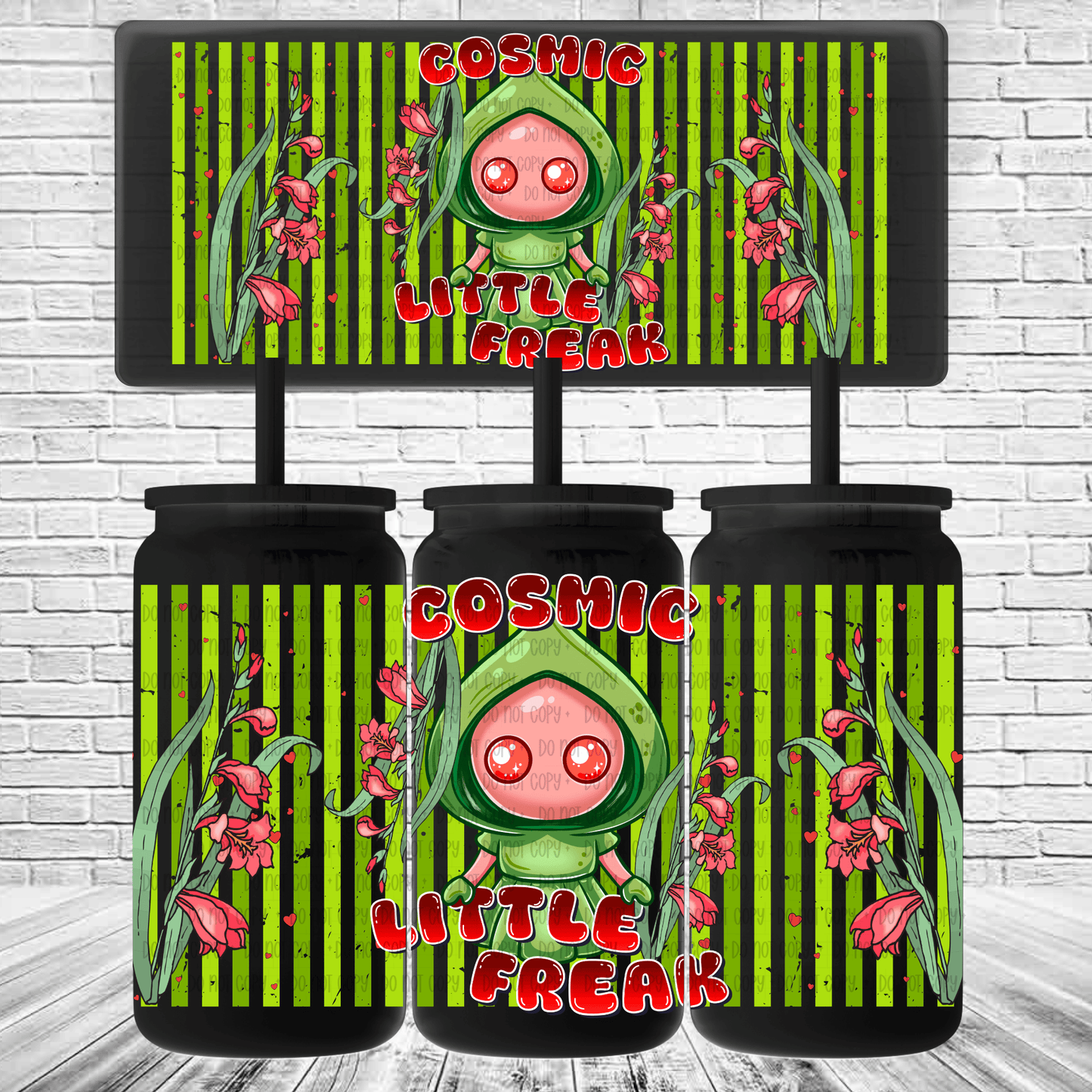 Cryptid Cuties- 16oz Libby Wrap Singles
