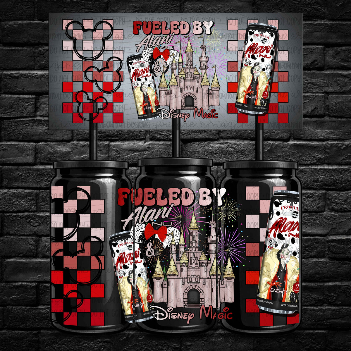 Caffeinated Cartoons-Libby Wrap Energy Singles